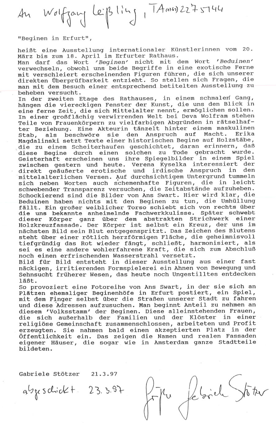 AnsSwart-Begijnen-Gabriele-Stoertzer-Beginen-in-Erfurt-Brief